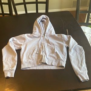 OS Brandy Melville cropped zip up